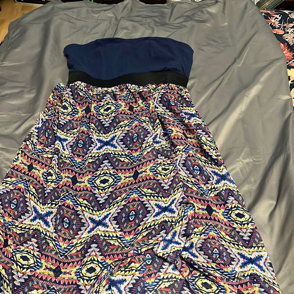Strapless dress